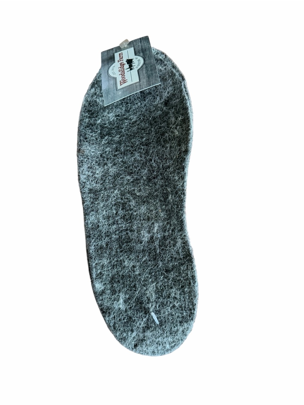 WoodsEdge Farm Gray 100% Alpaca Shoe Insoles New with tags